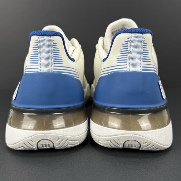 Wilson SAMPLE Rush Tour 5 Clay Men’s 10 Tennis Shoes White/Blue New No Box Rare main image 6